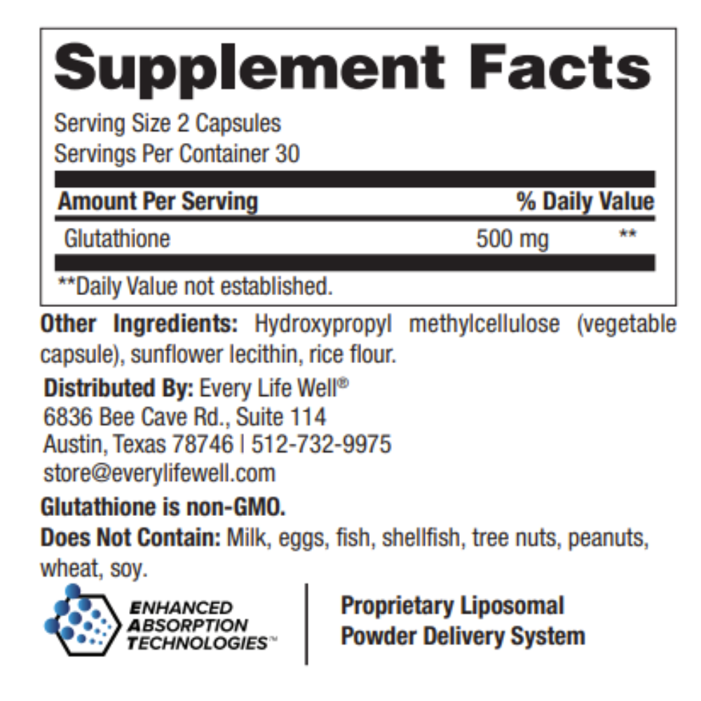 Liposomal Glutathione Capsules