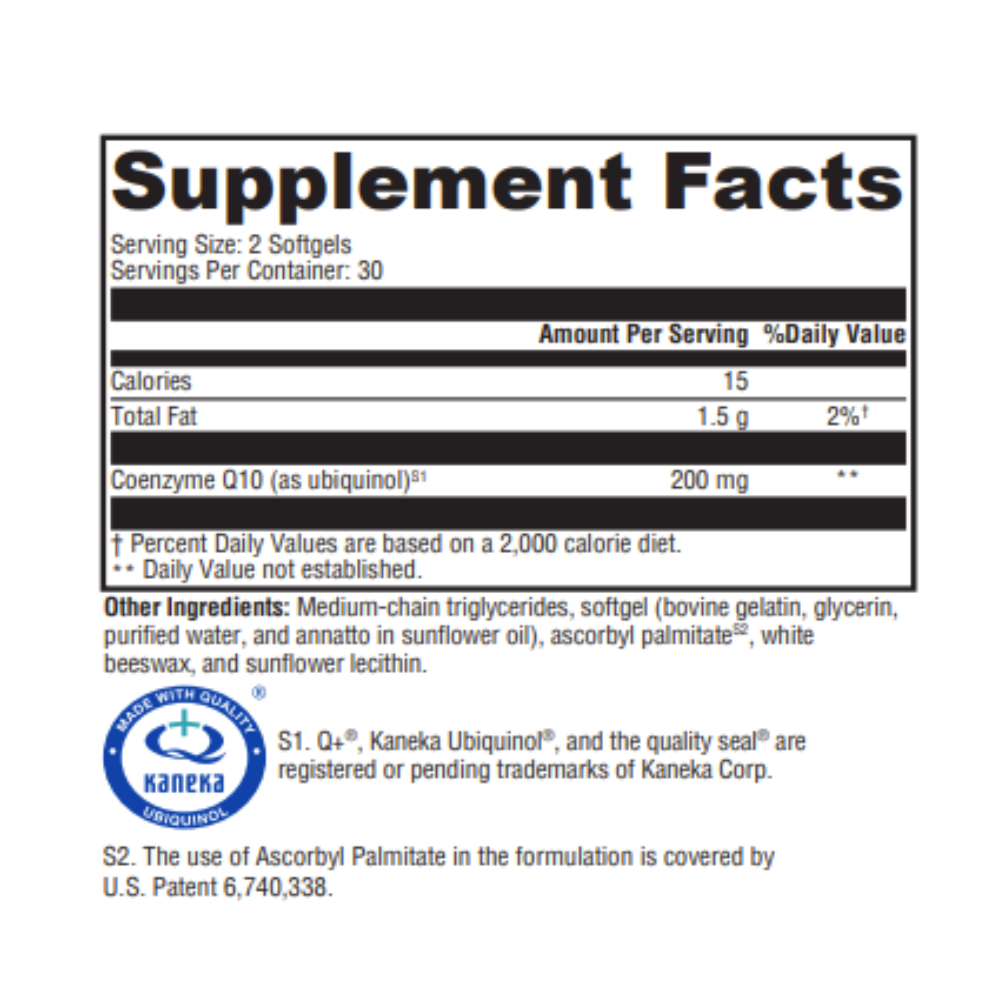 CoQ10 Ubiquinol