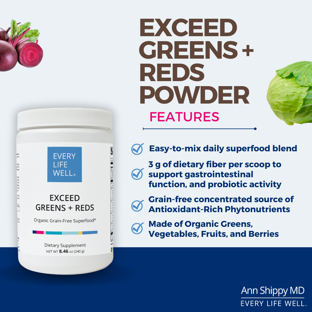 Exceed Greens + Reds Organic Grain-Free Superfood