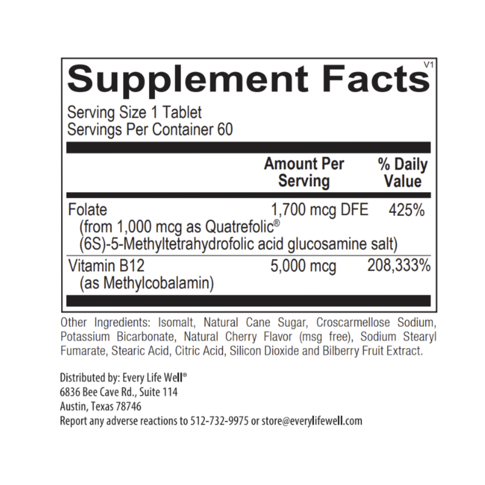Methyl B12 + Folate